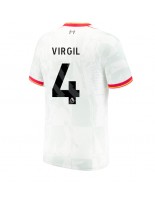 Liverpool Virgil van Dijk #4 Alternativní Dres 2024-25 Krátký Rukáv